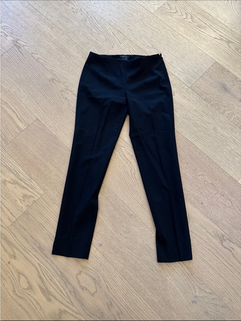 Theory Black Women's Slim Dress Pants - Cropped women's work wear